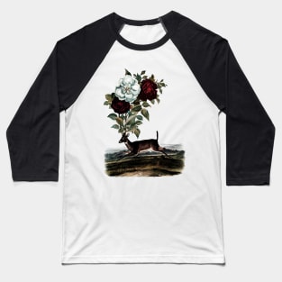 Deer with rose horns Baseball T-Shirt